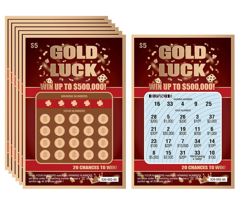 WINGKIND 6 Pregnancy Announcement Scratch Off Cards - Pregnancy Reveal Fake Lottery Tickets - Announcement Ideas - Creative Way to Announce Your Pregnancy - Image 1